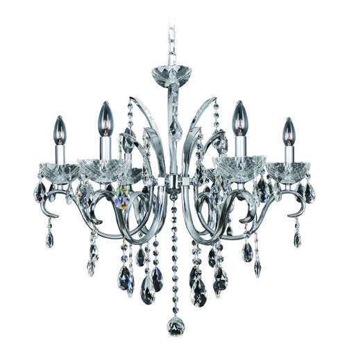 Allegri Lighting Allegri Catalani 6-Light Crystal Chandelier in Chrome 023854-010-FR001