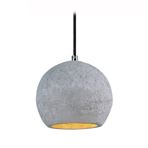 Maxim Lighting Crete Polished Chrome LED Mini Pendant by Maxim Lighting 12390GYPC