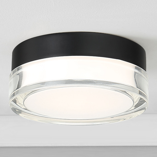 Modern Forms by WAC Lighting Pi 12-Inch LED Outdoor Flush Mount in Black 3000K by Modern Forms FM-W44812-30-BK