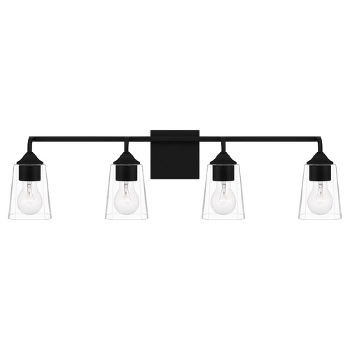 Quoizel Lighting Thoresby Bathroom Light in Matte Black by Quoizel Lighting THO8631MBK