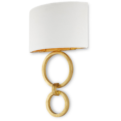 Bolebrook 26.50-Inch Wall Sconce in Gold Leaf by Currey & Company