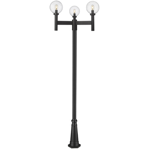 Laurent Black Post Light by Z-Lite