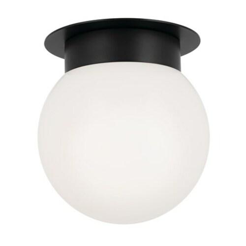 Kichler Lighting Albers Black Flush Mount Light by Kichler Lighting 52586BK