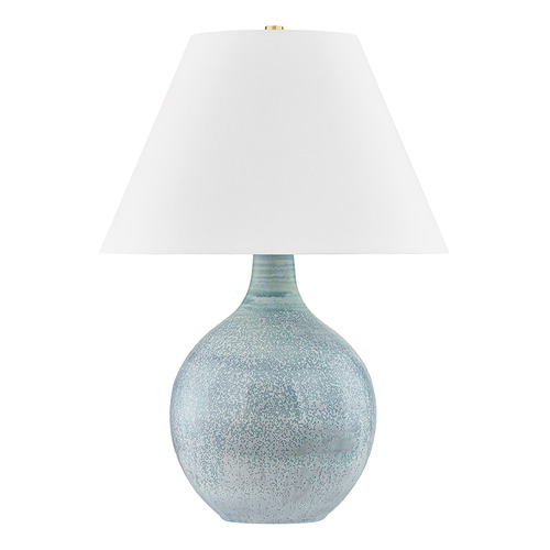 Kearny Table Lamp in Aged Brass by Hudson Valley Lighting
