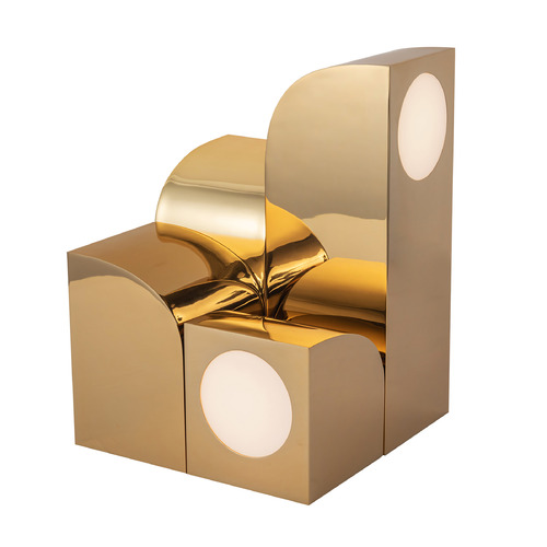 Kuzco Lighting Gypsum Polished Brass LED Table Lamp