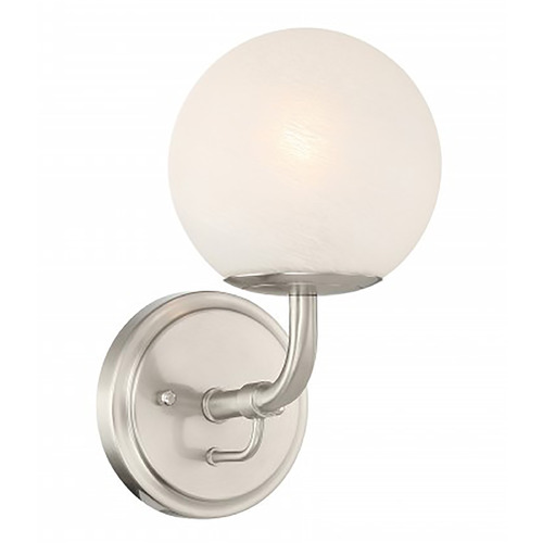 Minka Lavery Rolando Hidalgo Whitehall Brushed Nickel Sconce