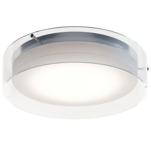 Afx Lighting Studio Polished Chrome LED Flushmount Light