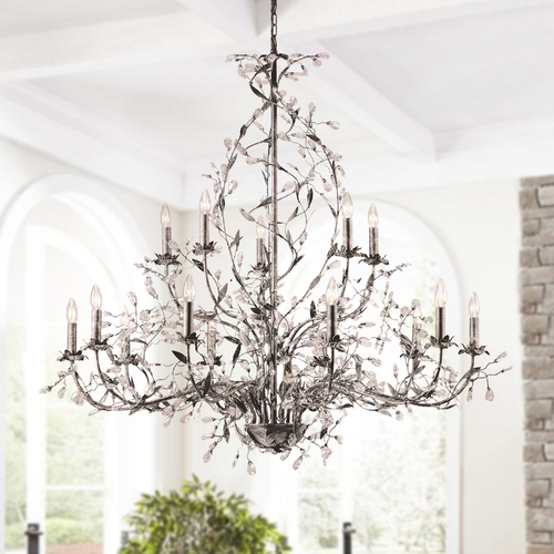 Elk Lighting Chandelier in Deep Rust Finish 8056/10+5