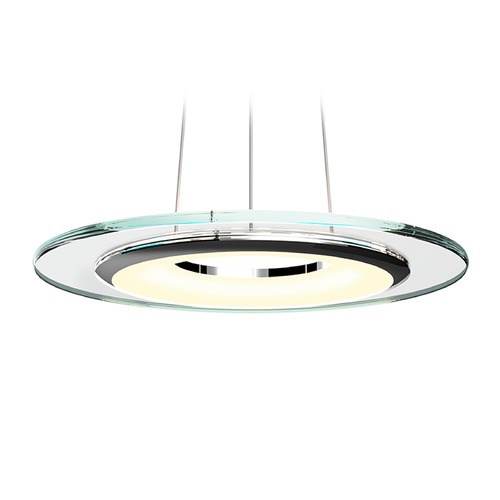 Sonneman Lighting Float Polished Chrome LED Pendant by Sonneman Lighting 2620.01