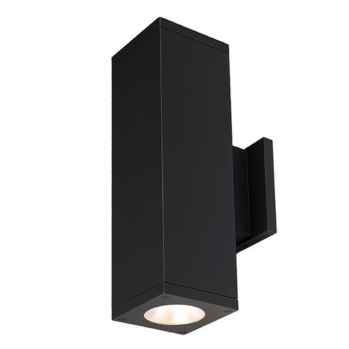 Cube Arch Black LED Outdoor Wall Light by WAC Lighting