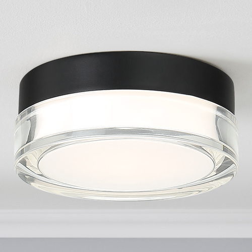 Modern Forms by WAC Lighting Pi 12-Inch LED Outdoor Flush Mount in Black 3500K by Modern Forms FM-W44812-35-BK