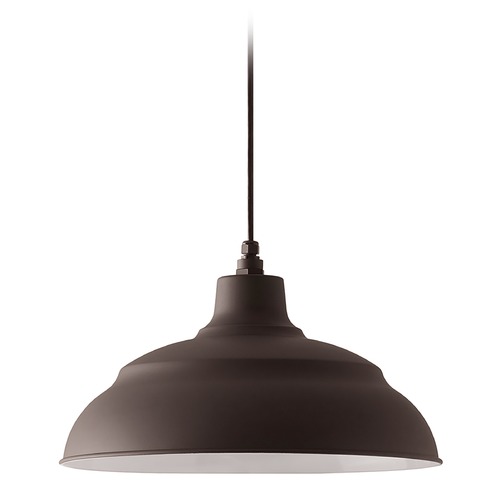 Capital Lighting RLM Oiled Bronze Barn Light with Warehouse Shade by Capital Lighting 936312OZ