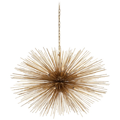 Visual Comfort Signature Collection Kelly Wearstler Strada Oval Chandelier in Gild by Visual Comfort Signature KW5075G