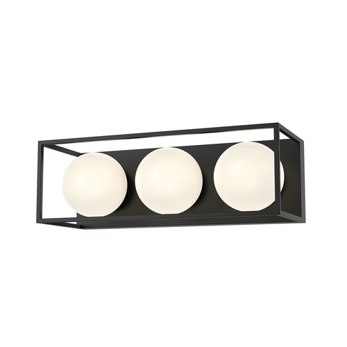 Alora Lighting Alora Lighting Amelia Matte Black Vertical Bathroom Light VL519319MBOP