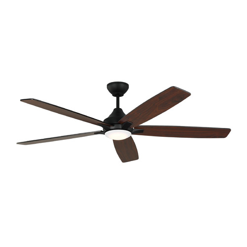 Generation Lighting Fan Collection Lowden Smart 60-Inch LED Fan in Midnight Black by Generation Lighting 5LWDSM60MBKD