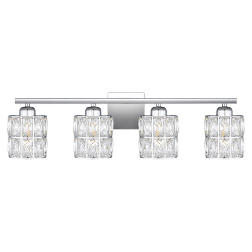 Gibson 29.50-Inch Vanity Light in Polished Chrome by Quoizel Lighting