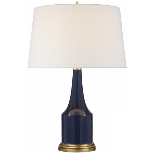 Visual Comfort Signature Collection Alexa Hampton Sawyer Table Lamp in Midnight Blue by VC Signature AH3082MBL