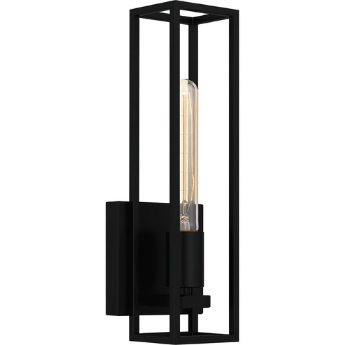 Quoizel Lighting Leighton Matte Black Sconce by Quoizel Lighting LGN8605MBK