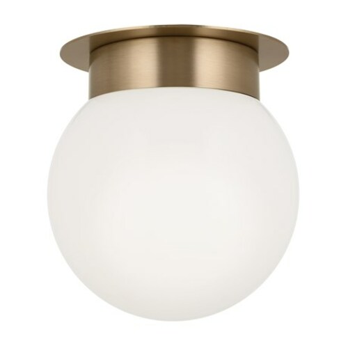 Kichler Lighting Albers Champagne Bronze Flush Mount Light by Kichler Lighting 52586CPZ