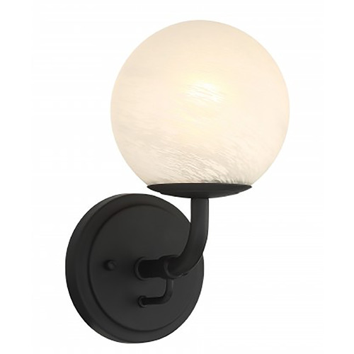 Minka Lavery Minka Lavery Rolando Hidalgo Whitehall Dark Matte Black Sconce 3791-899