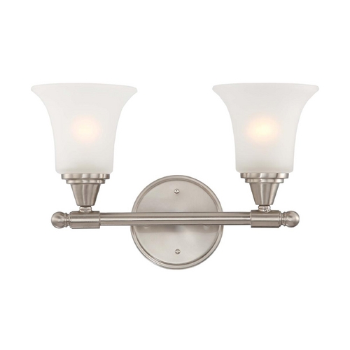 Nuvo Lighting Modern Bathroom Light in Brushed Nickel by Nuvo Lighting 60/4142