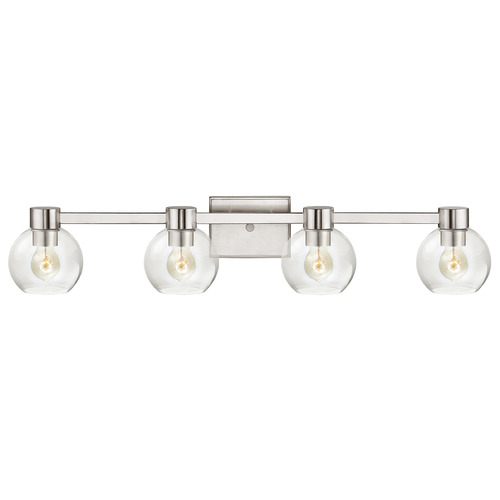 Vashon 4-Light Bath Light in Satin Nickel by Design Classics Lighting