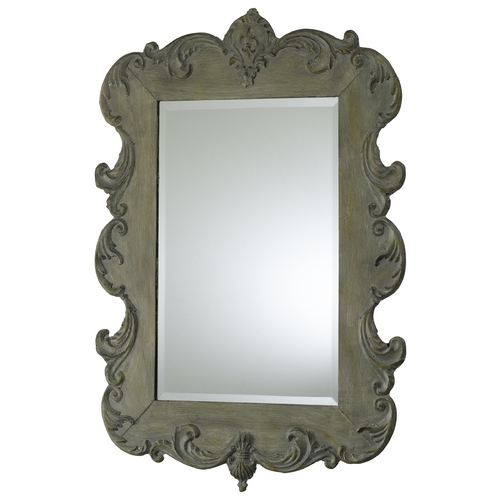 Vintage French Rectangle 24.25-Inch Mirror