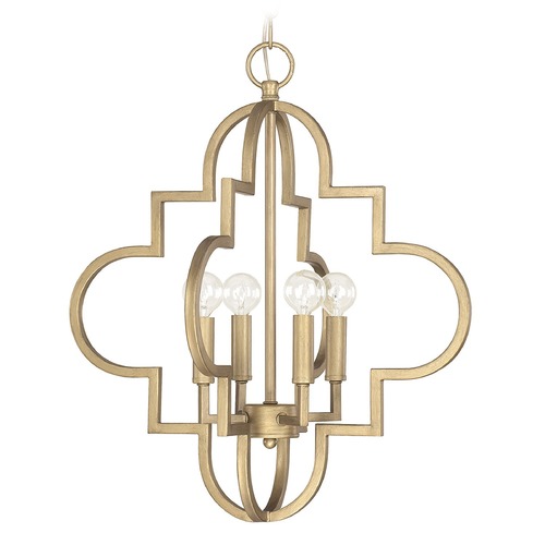 Capital Lighting Ellis 18-Inch Pendant in Brushed Gold by Capital Lighting 4541BG