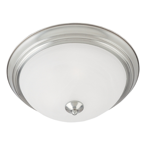 Essentials Satin Nickel Flush Mount by Maxim Lighting