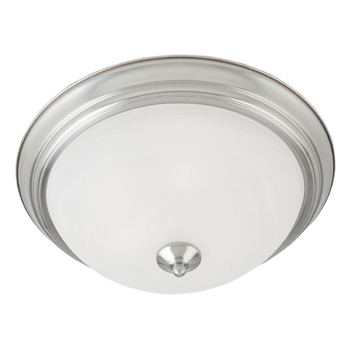 Maxim Lighting Essentials Satin Nickel Flush Mount by Maxim Lighting 5841MRSN