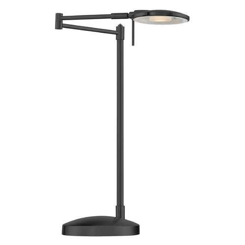 Arnsberg Dessau Turbo Museum Black LED Swing Arm Lamp