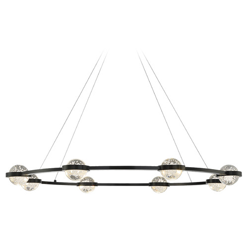 Circolo Black LED Chandelier by Eurofase Lighting