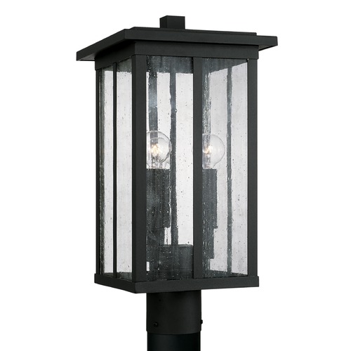 HomePlace by Capital Lighting Barrett 18.75-Inch Black Post Light by HomePlace by Capital Lighting 943835BK