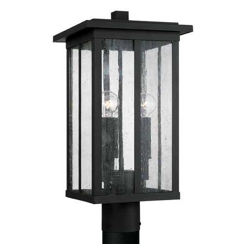 Capital Lighting Barrett 18.75-Inch Black Post Light by HomePlace by Capital Lighting 943835BK