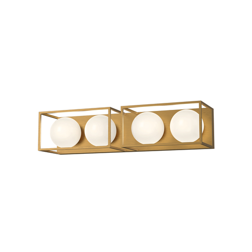 Alora Lighting Alora Lighting Amelia Aged Gold Vertical Bathroom Light VL519427AGOP