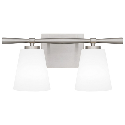 Brindley Brushed Nickel Bathroom Light by Quoizel Lighting
