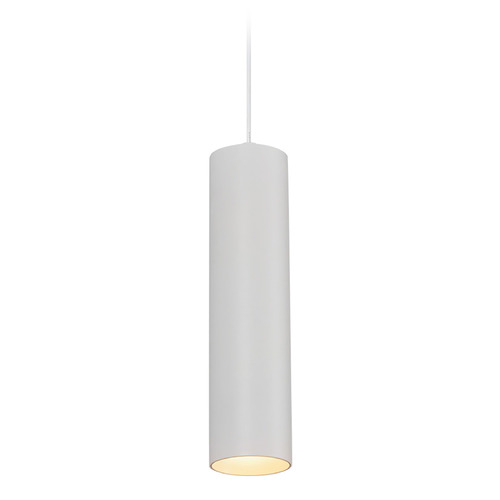 Kuzco Lighting Remuda White LED Mini-Pendant Light with Cylindrical Shade