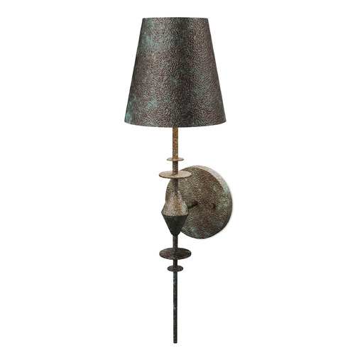 Currey and Company Lighting Currey and Company Anselm Verde Bronze & Contemporary Gold Sconce 5000-0277