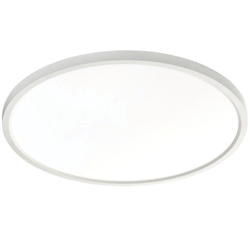 Afx Lighting Edge Round Large White LED Flushmount Light