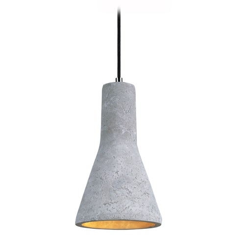 Maxim Lighting Crete Polished Chrome LED Mini Pendant by Maxim Lighting 12394GYPC