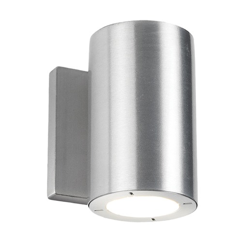 Vessel 5.60-Inch LED Outdoor Wall Light in Brushed Aluminum by Modern Forms