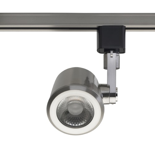 Brushed Nickel LED Track Light H-Track 3000K by Nuvo Lighting
