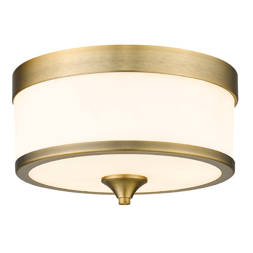 Z-Lite Cosmopolitan Heritage Brass Flush Mount by Z-Lite 307F-HBR