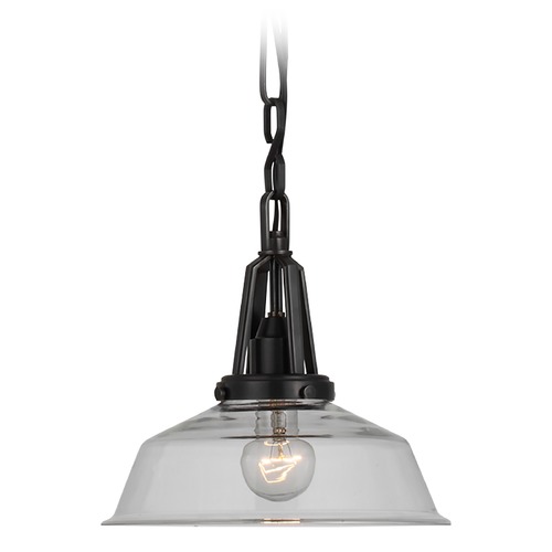 Chapman & Myers Layton 10-Inch Pendant in Bronze by Visual Comfort Signature