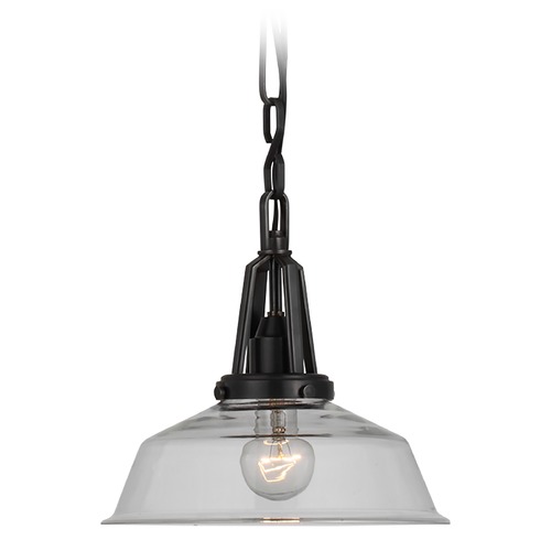 Visual Comfort Signature Collection Chapman & Myers Layton 10-Inch Pendant in Bronze by Visual Comfort Signature CHC5460BZCG