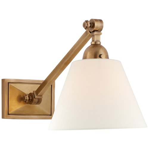 Alexa Hampton Jane Library Wall Light in Brass by Visual Comfort Signature