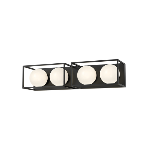 Alora Lighting Alora Lighting Amelia Matte Black Vertical Bathroom Light VL519427MBOP