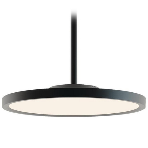 Afx Lighting Edge Round Large Black LED Pendant Light