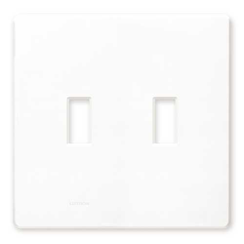 Traditional Fassada 2-Gang Wall Plate in White