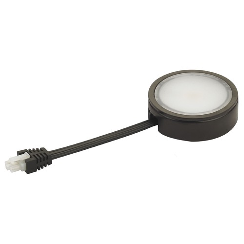 Recesso Lighting by Dolan Designs 120 Volt Bronze LED Puck Light Recessed / Surface Mount 2700K 260 Lumens UCPR1-2700-BZ